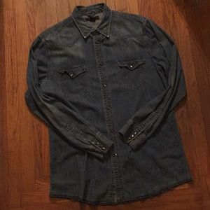 Express jeans button down